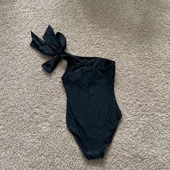 J. Crew  Bow One Shoulder One Piece - Picture 1 of 3